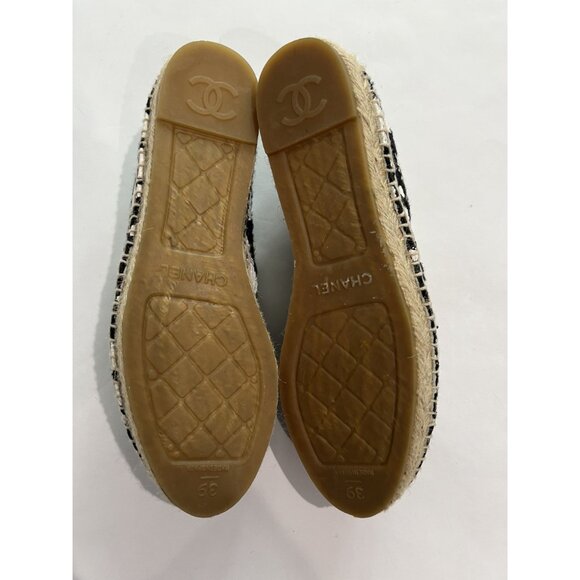 Chanel Espadrilles in Black Paint Splatter - Picture 7 of 8